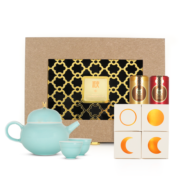 Tai-Cha Sommelier Gift Set - Mooncake Edition (Tiffany Blue)